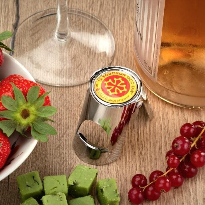 bouchon à champagne trio occitan ovalie original