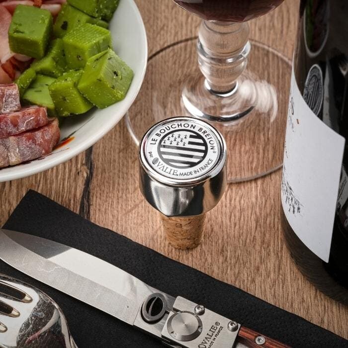 bouchon à vin trio breton ovalie original