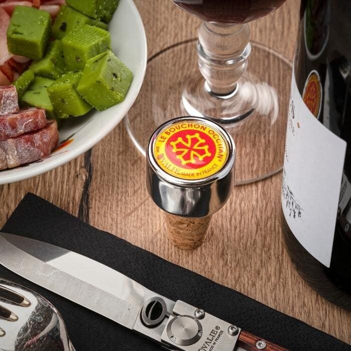 bouchon à vin trio occitan ovalie original