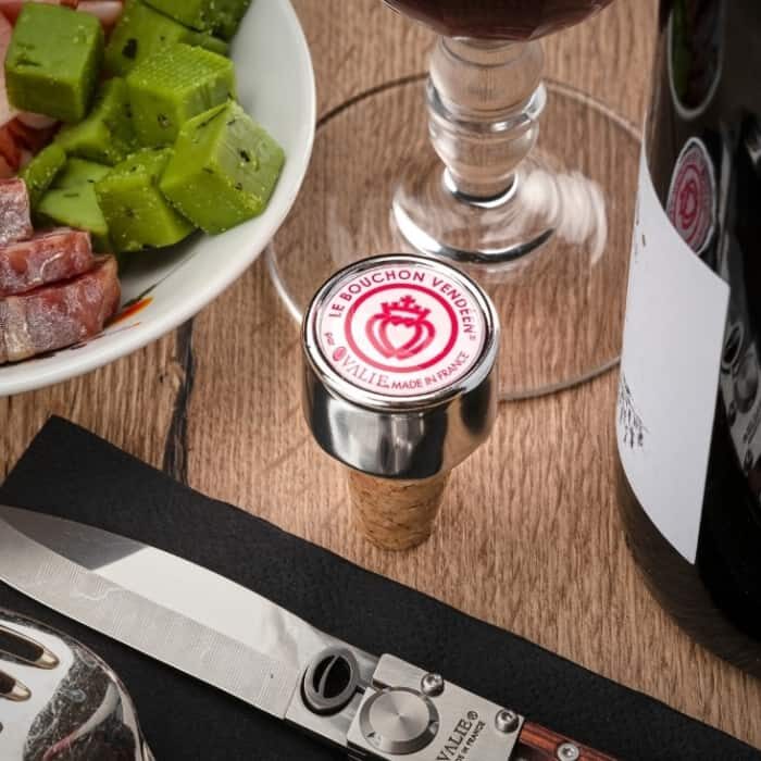 bouchon à vin trio vendéen ovalie original