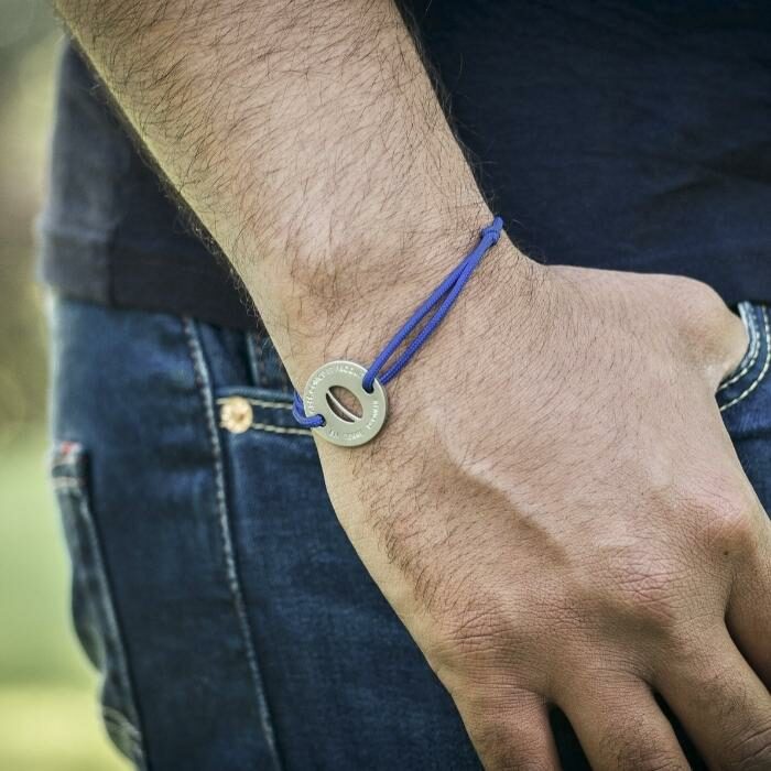 Bracelet Ovalie Original Roi Médaille en Inox Porte