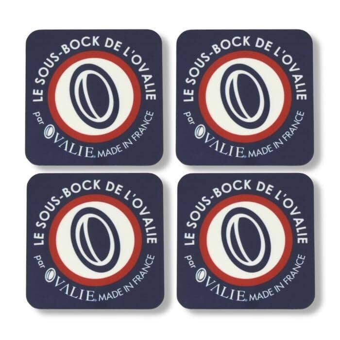Pack de Quatre Sous Bock Ovalie