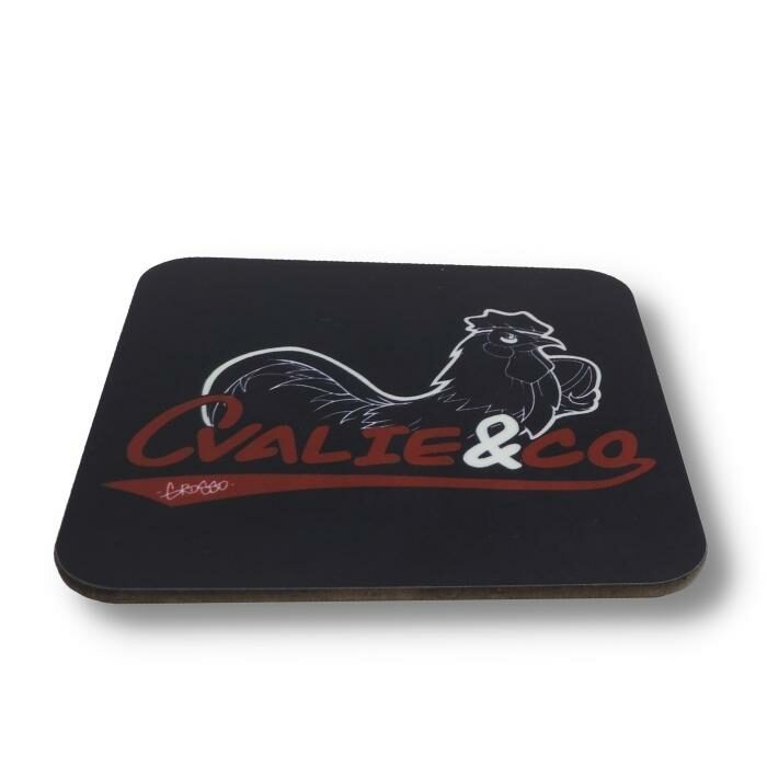 Sous Bock Ovalie and Co Bleu Vernis en France