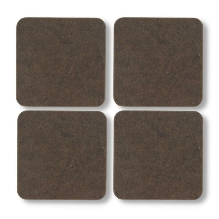 Sous Verre en Pack de 4 Ovalie Original Bleu