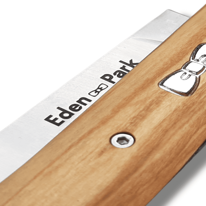 Couteau Legendary Bois Olivier Eden Park Ovalie Logo