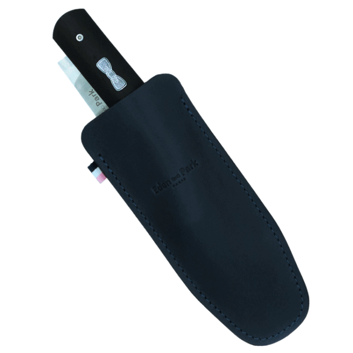 Étui Bleu Cuir Eden Park Ovalie et Couteau