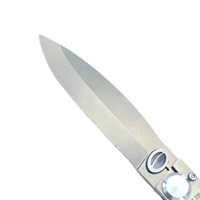 Couteau de Poche Lock Premium Bois Olivier France Rugby Lame