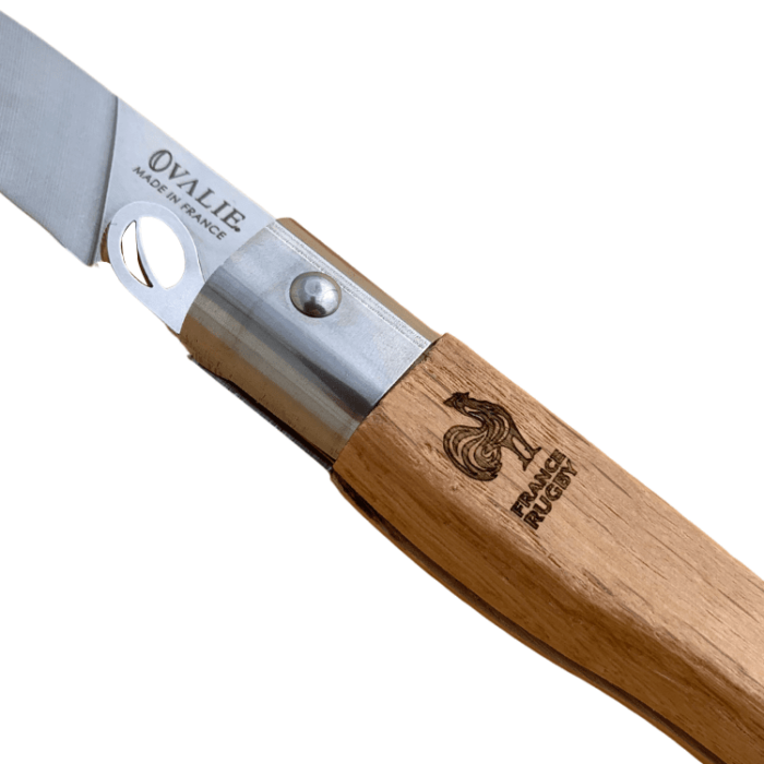 Couteau Virole Lock Chêne France Rugby Système