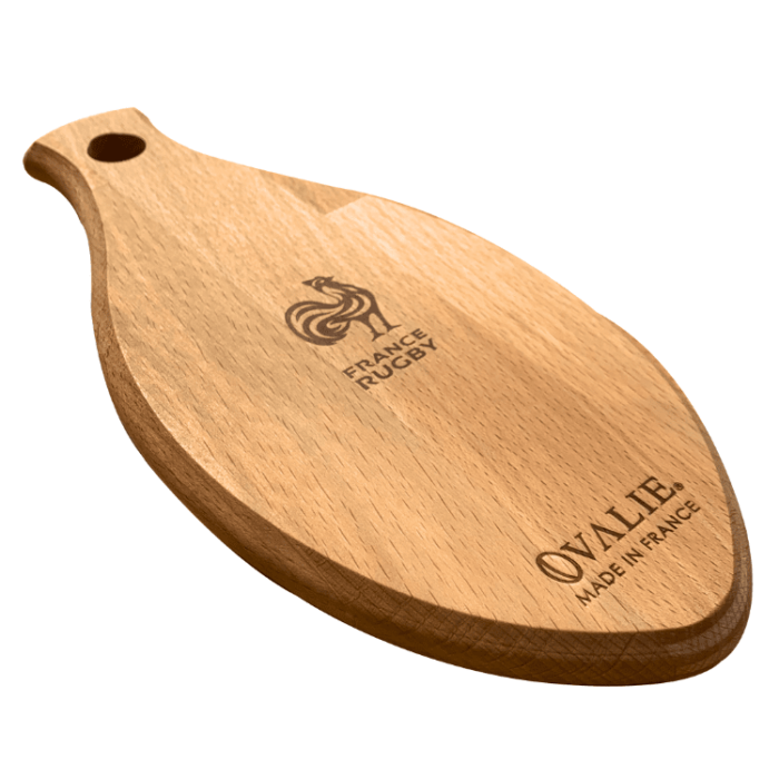Petite Planche à Saucisson France Rugby Ovalie Travers