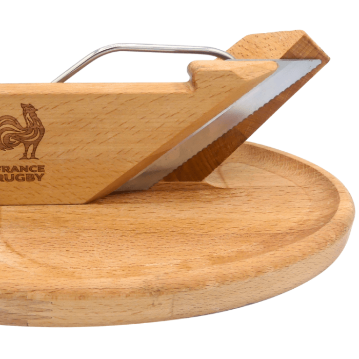 Guillotine à Saucisson France Rugby Ovalie Lame