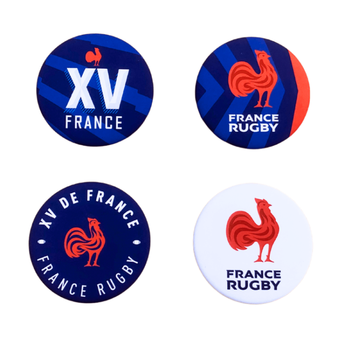 Pack Décapsuleur Magnet France Rugby Ovalie Droit