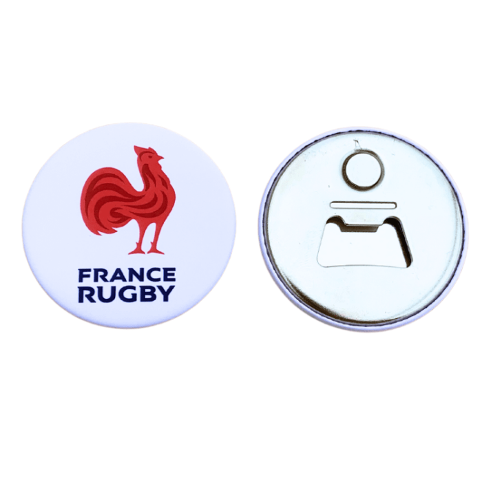 Pack Décapsuleur Magnet Magnet France Rugby Blanc