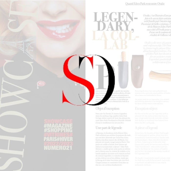 article presse showcase magazine paris legendary