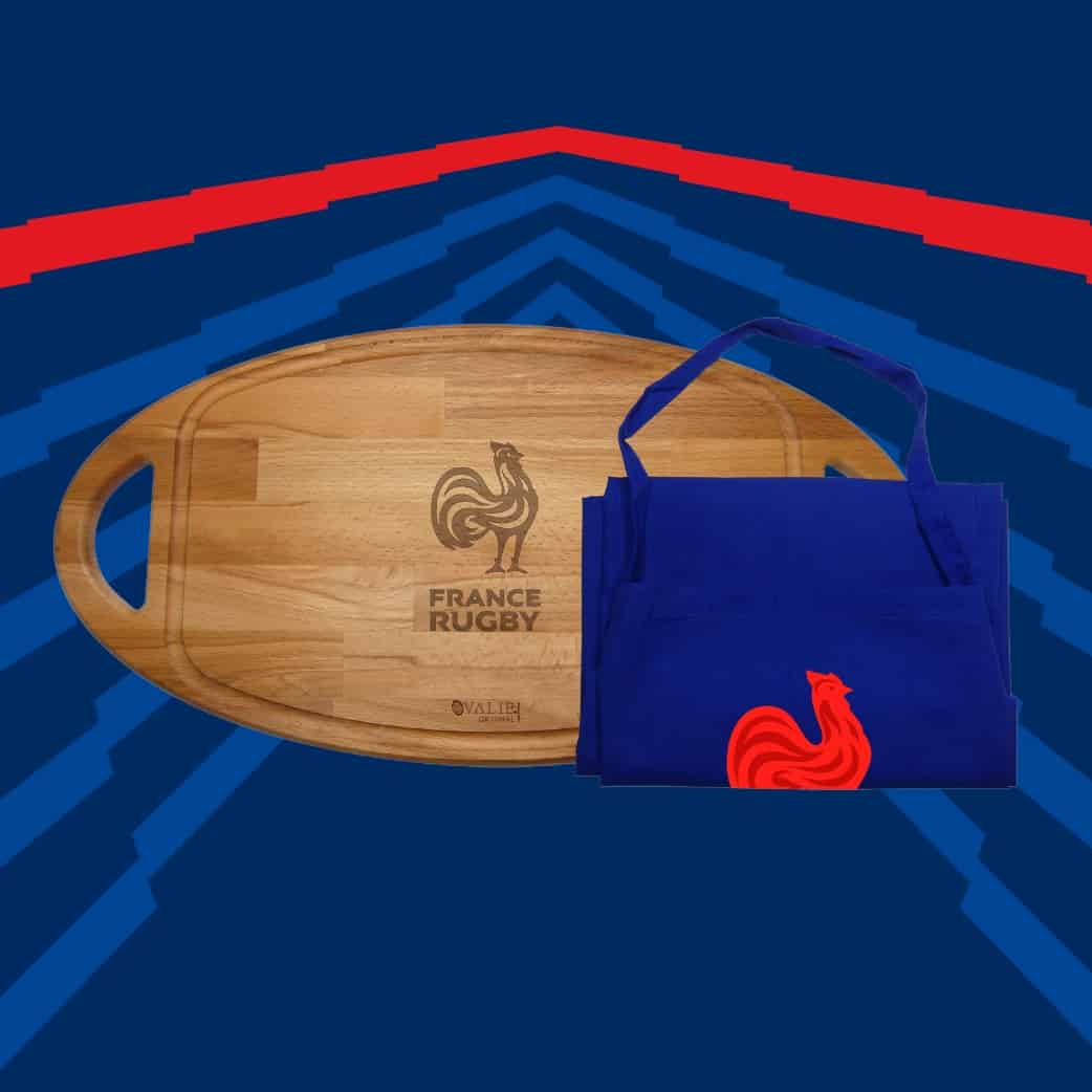 Planche à Barbecue et son Tablier France Rugby Page France Rugby
