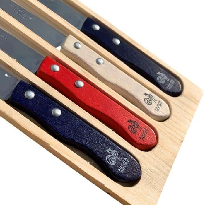 Pack de Couteau de Couleur France Rugby Manche