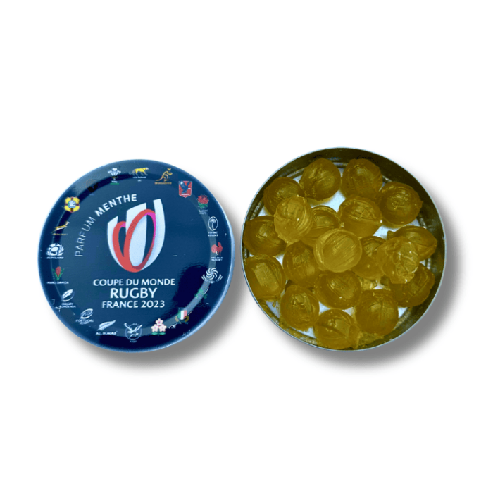 bonbons coupe du monde rugby france 2023 parfum menthe 20 unions