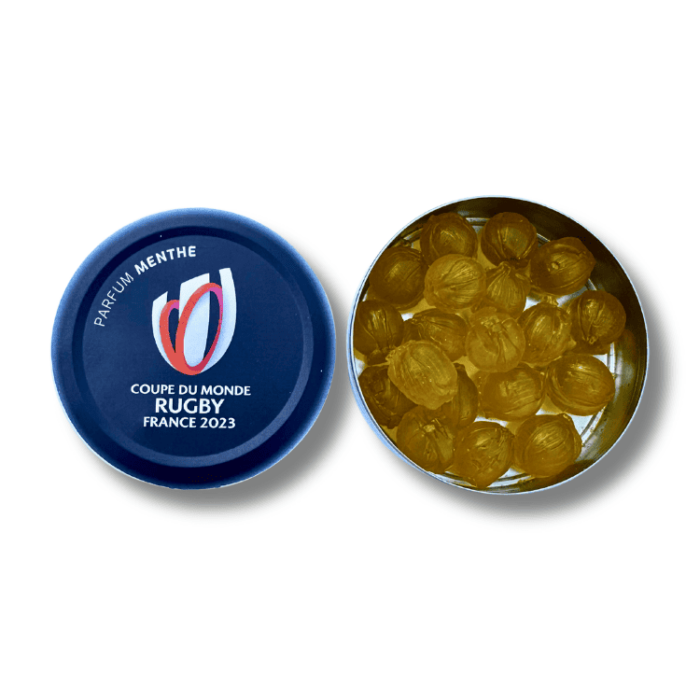 bonbons coupe du monde rugby france 2023 parfum menthe