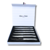 coffret de 6 couteaux de table inox eden park