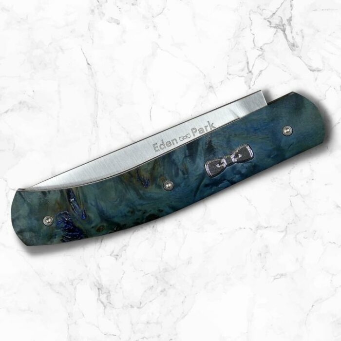 couteau legendary manche bois bleu eden park