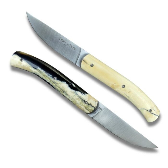 Couteau pulpe de mammouth manche côté